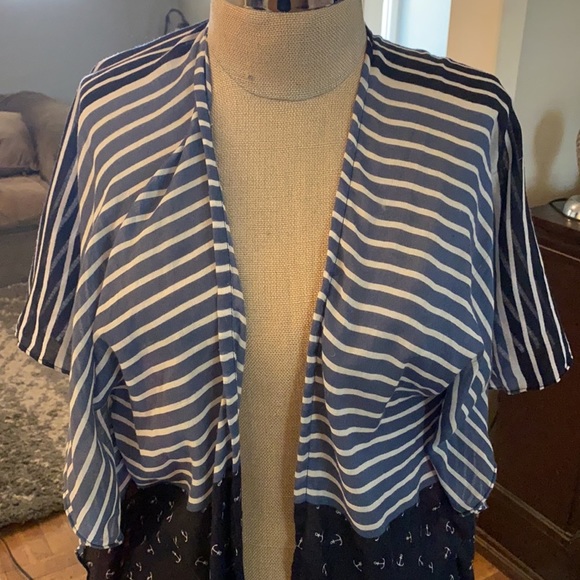 Anthropologie Raj Bohemian sheer beautiful beach cover up - Picture 4 of 11